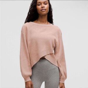 Lululemon reversible cross over sweater